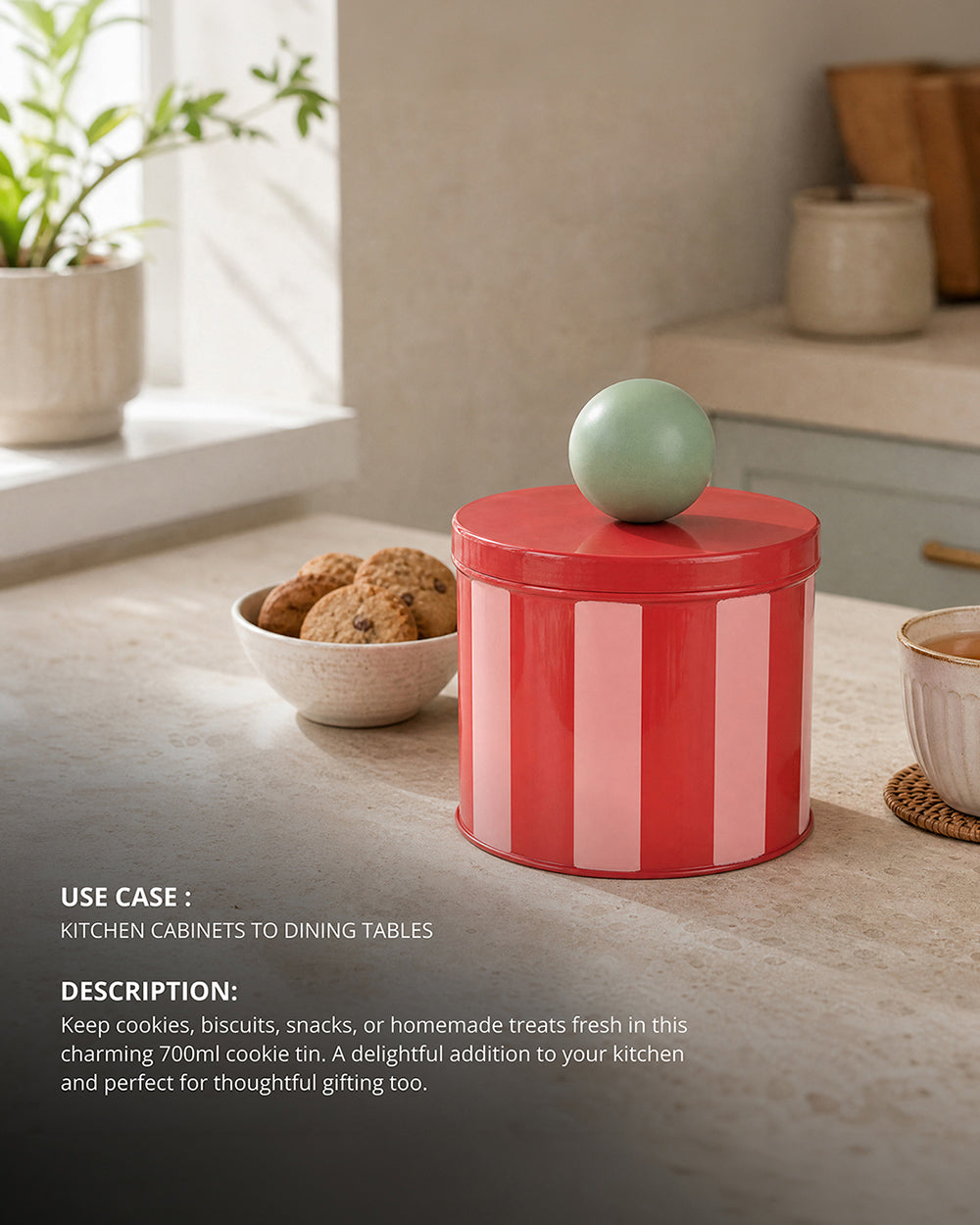 Circus Stripes Cookie Tin | Forest Folklore