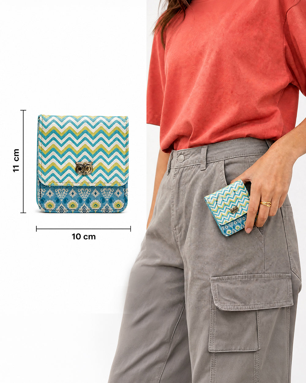 Folk Art Ikat Wallet