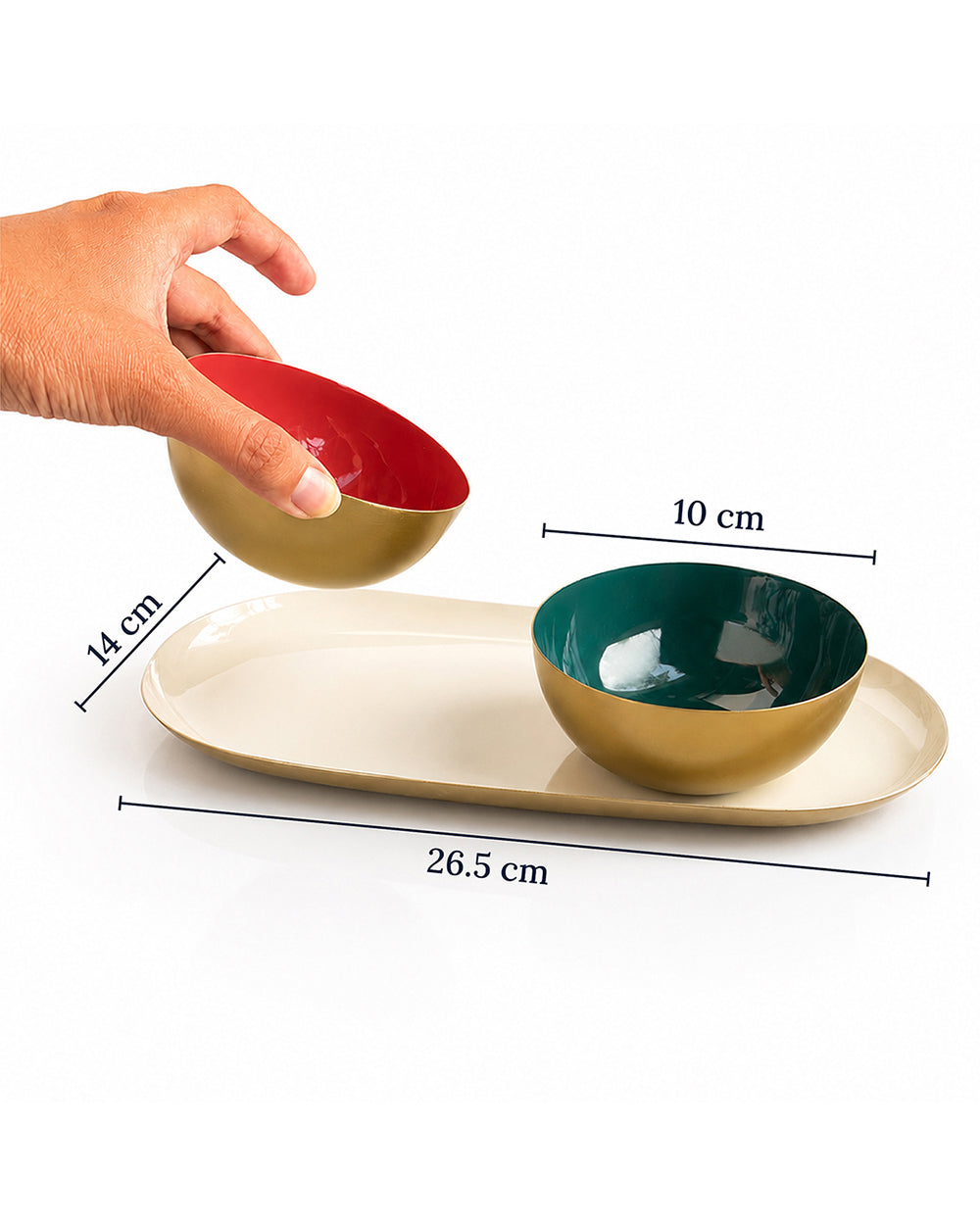 Tabletop Treat platter for her set of 1 - Threads of Joy