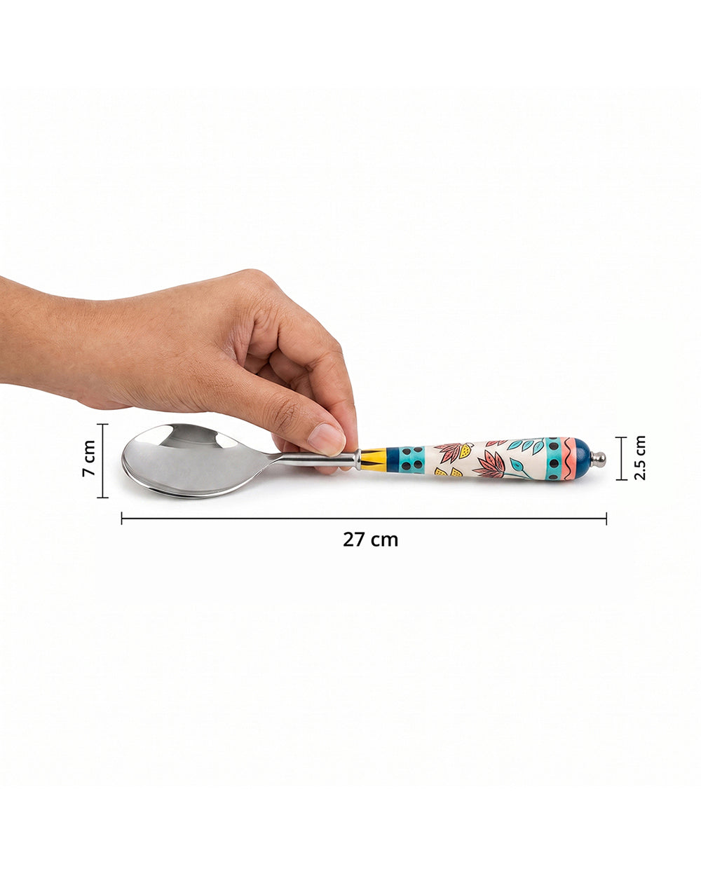 Indian Floral Spoon Set