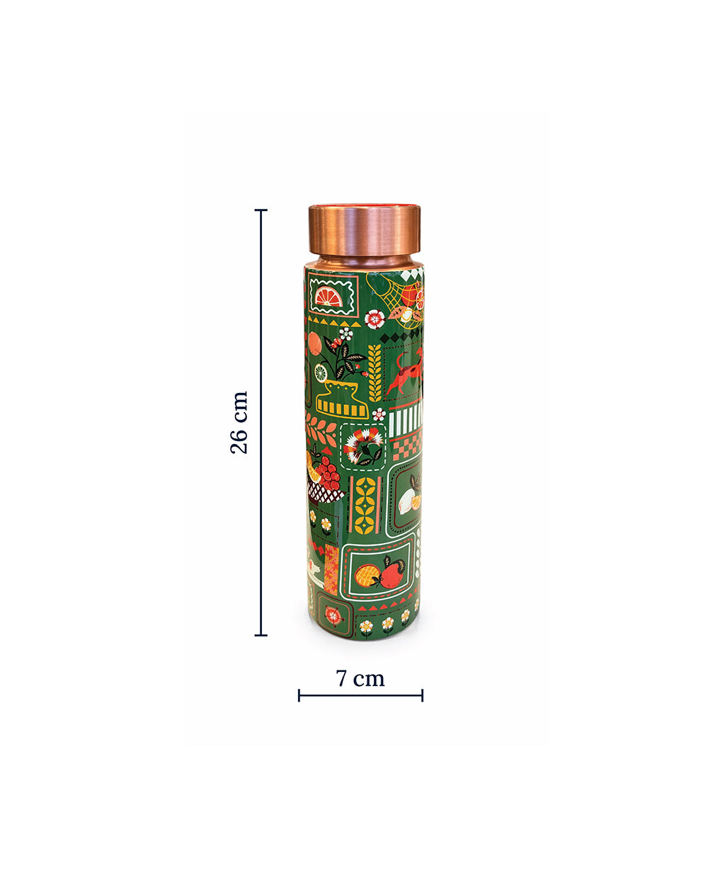 Limonata Copper Bottle, 900ml | Citrus Zest