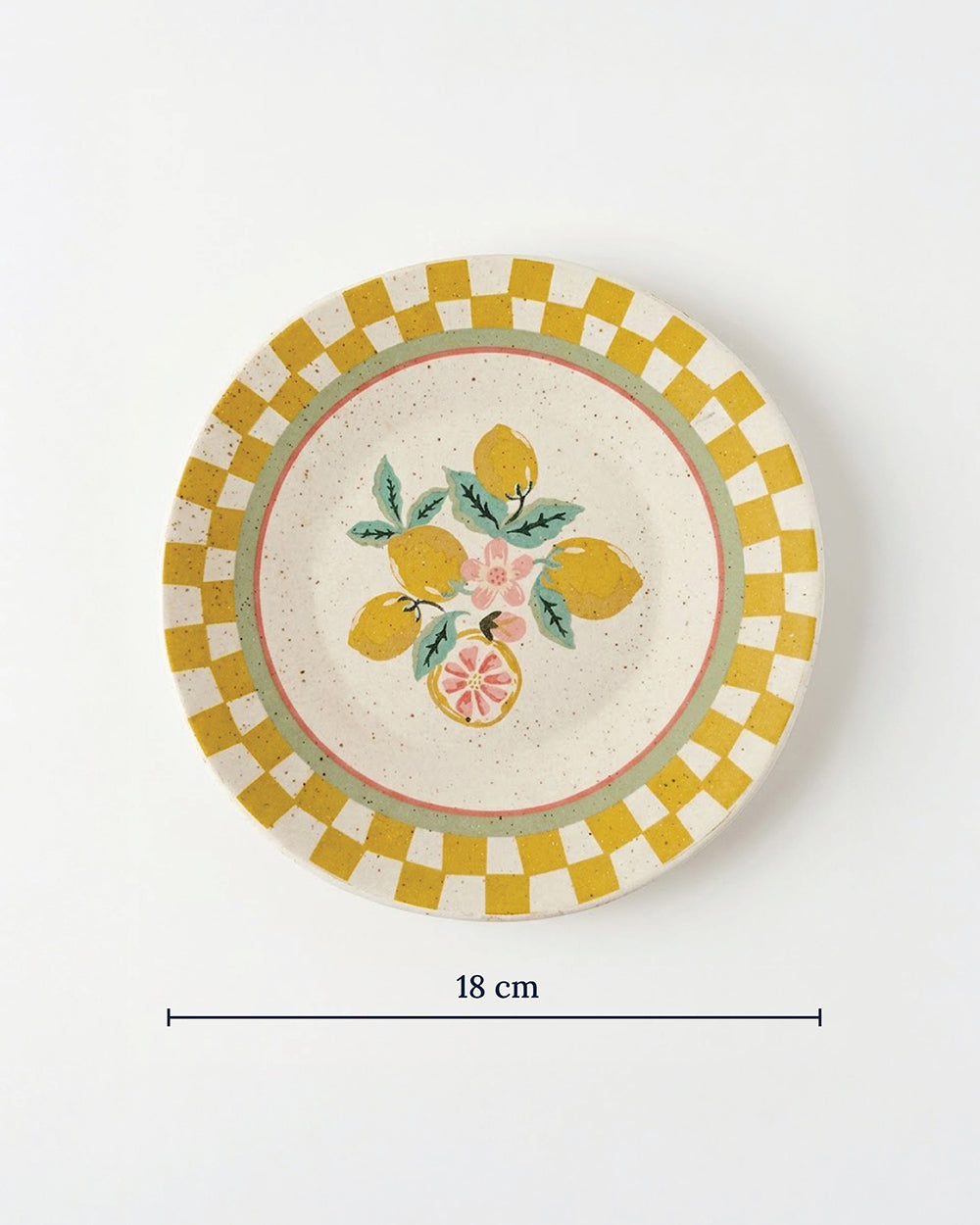 Limonata Quarter Plate| Citrus Zest