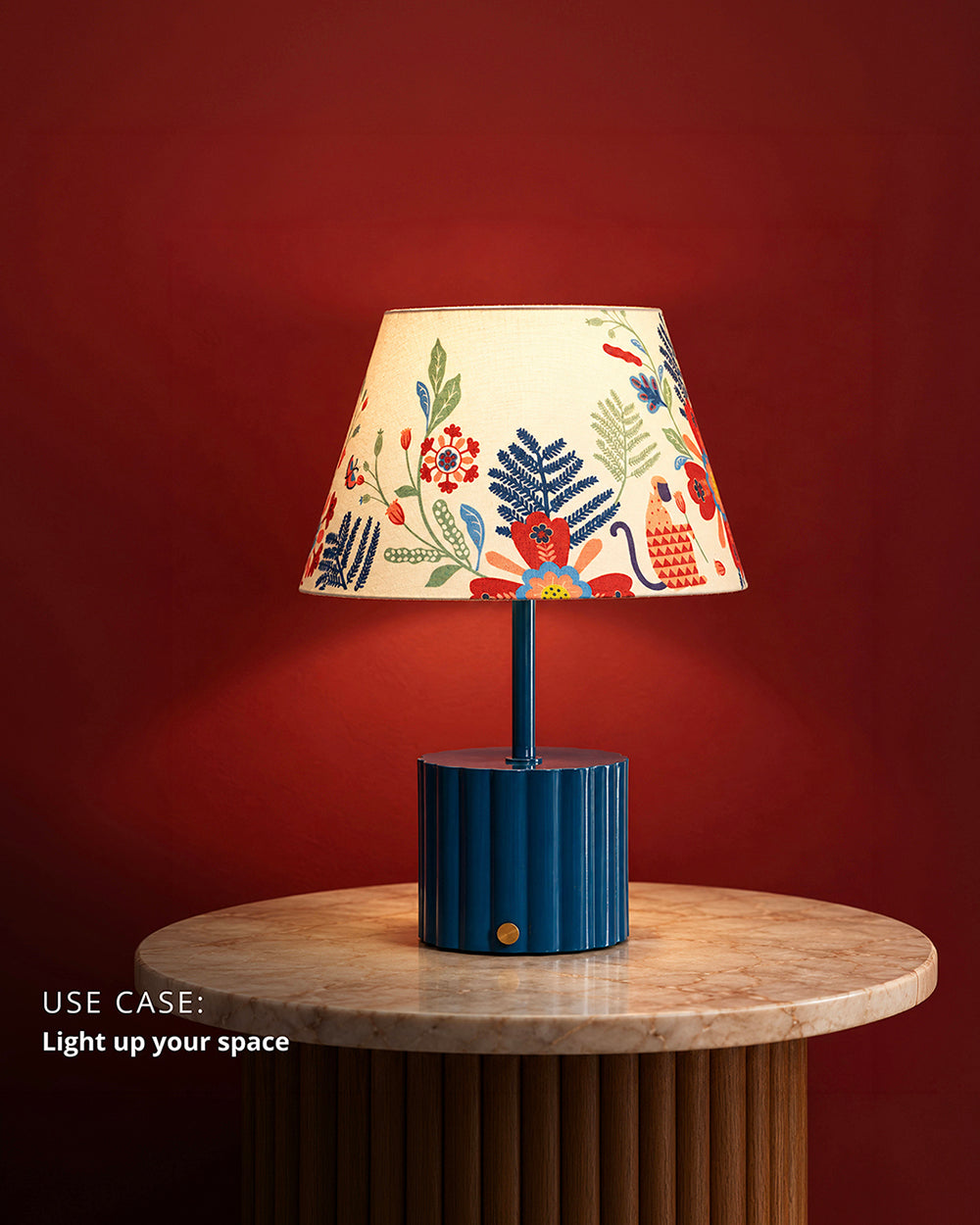 Forest Bloom Conical Table Lamp | Forest Folklore