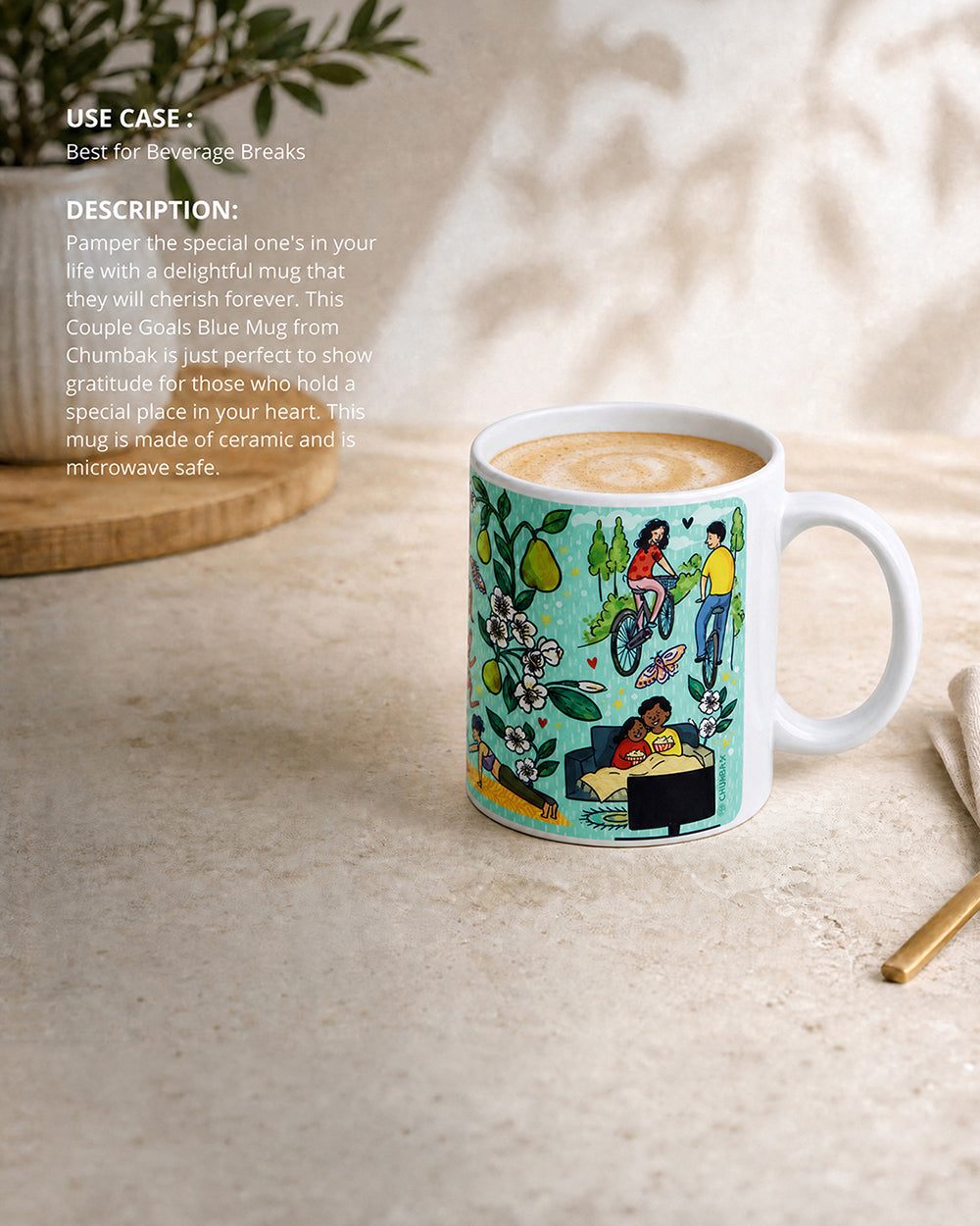 Couple Goals Mug-Blue
