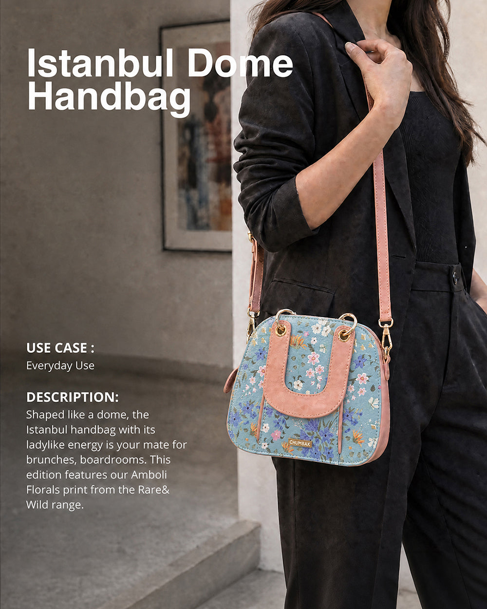Istanbul Dome Handbag | Rare & Wild, Amboli