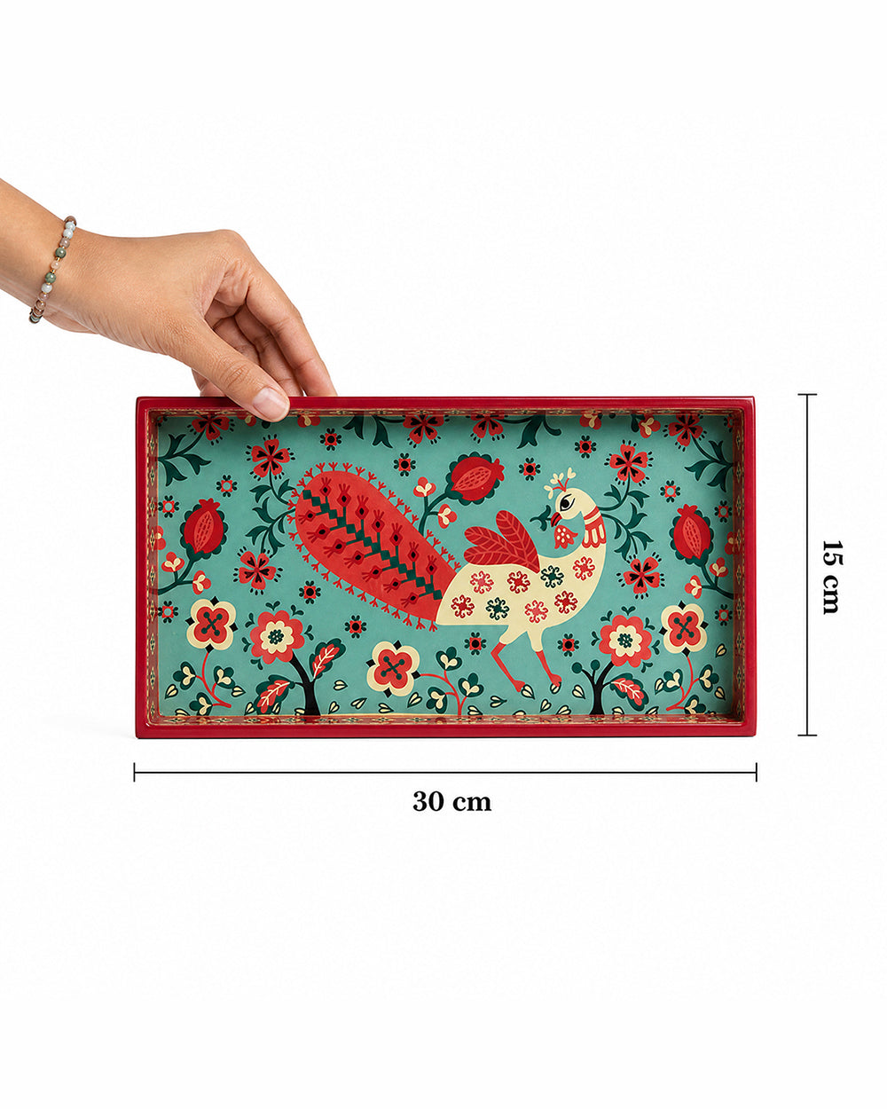 Jaipur Gardens Kasuti Tray