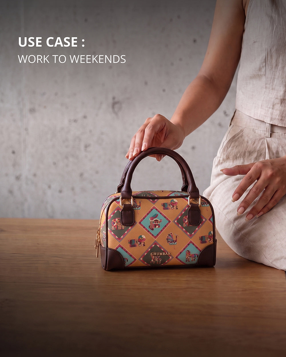 sanchi dome Duffle Sling | Forest Folklore
