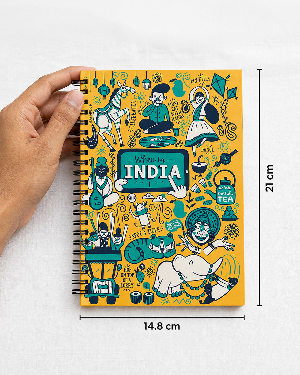 When In India Spiral Notebook