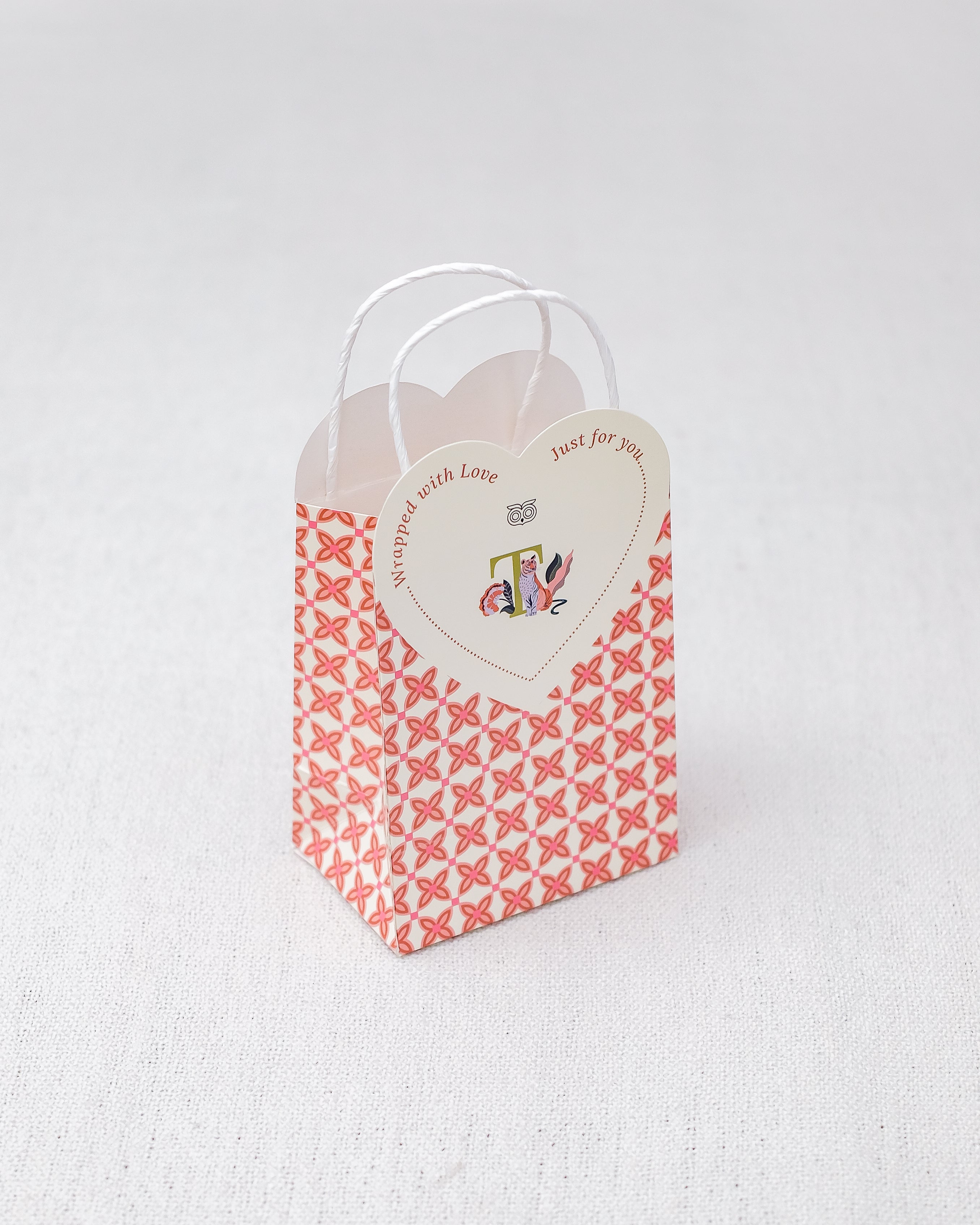 "To T, with Love" Gift Bag - Tiger