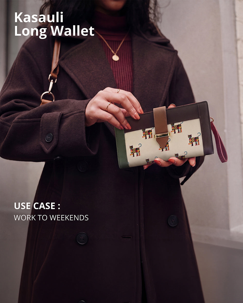 Kasauli Long Wallet - Ivory | Forest Folklore