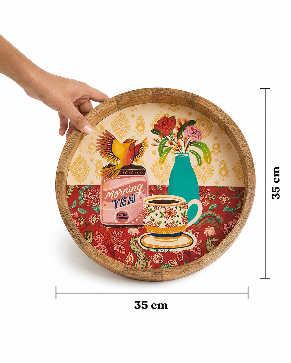 Good-Old Tea Palampore Tray