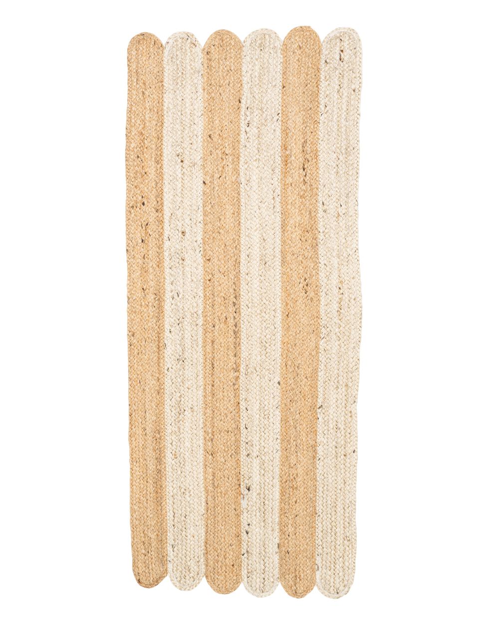 Ivory Seashell Scallop Rug