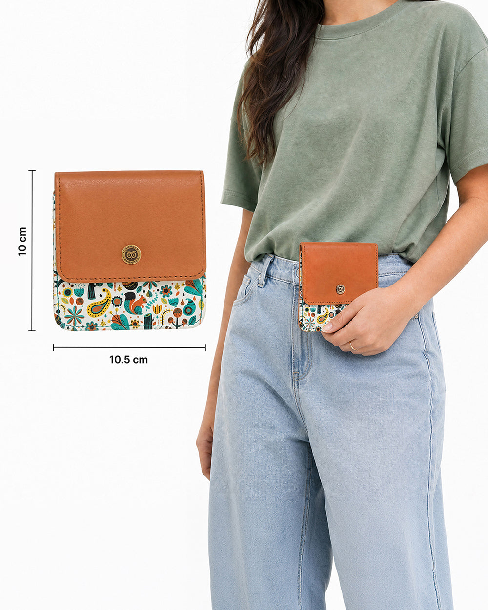 Magical Jungle Snap Button Wallet