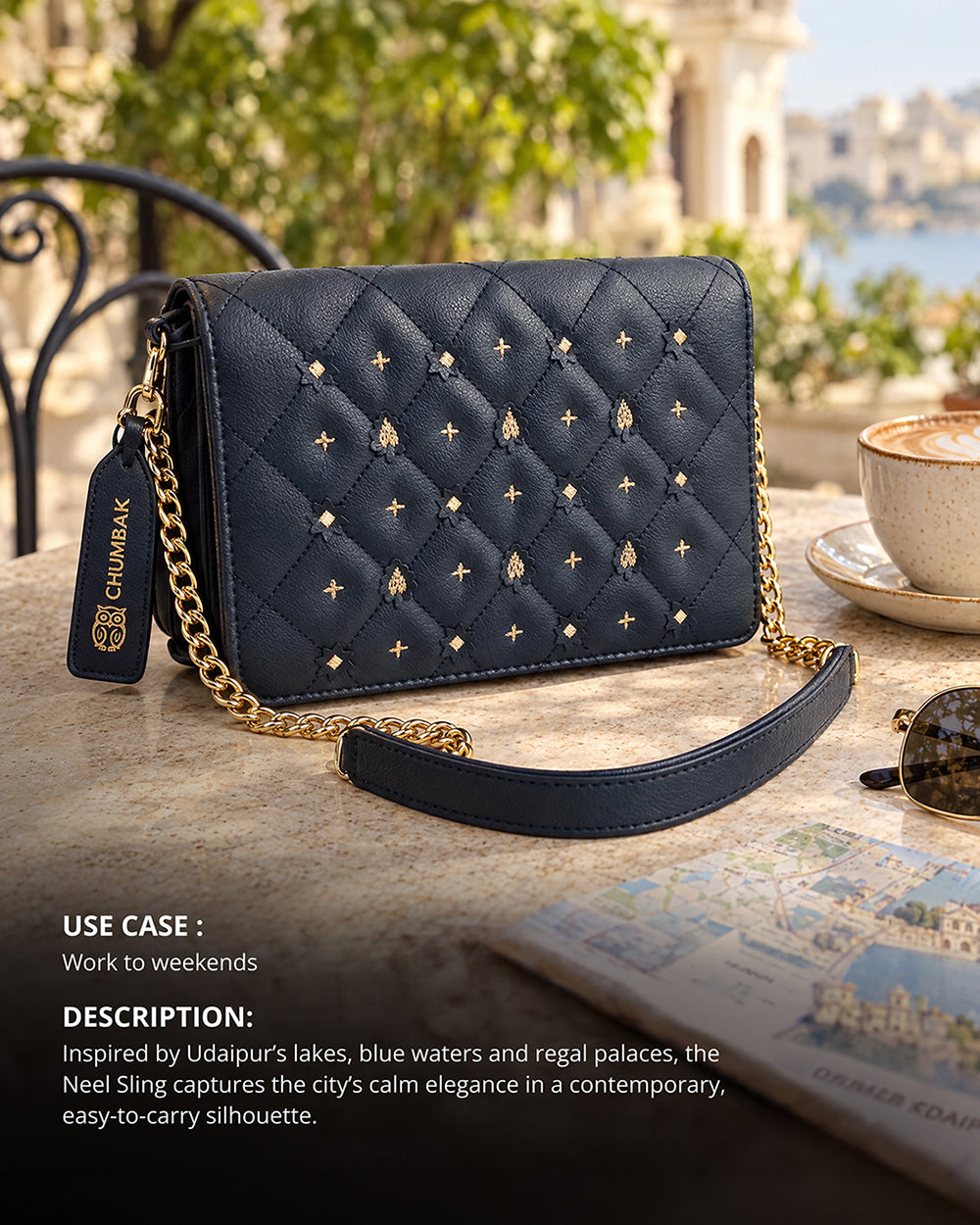 The Udaipur Sling Bag | Haveli Socials