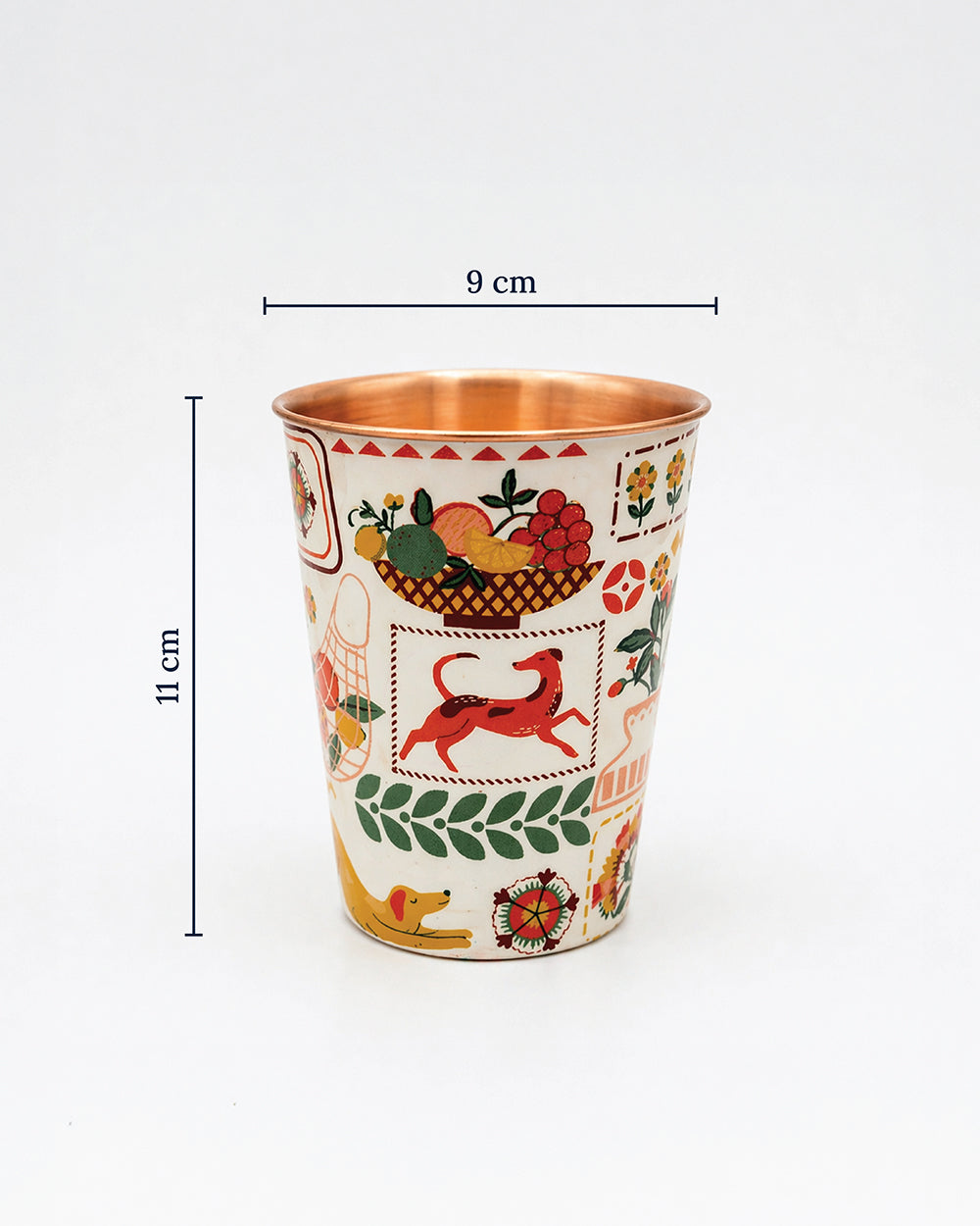 Limonata Copper Tumbler, 350 ml | Citrus Zest