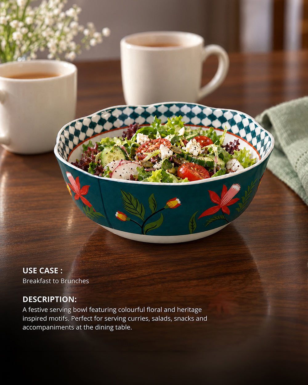 Guldasta Serving Bowl | Haveli Socials