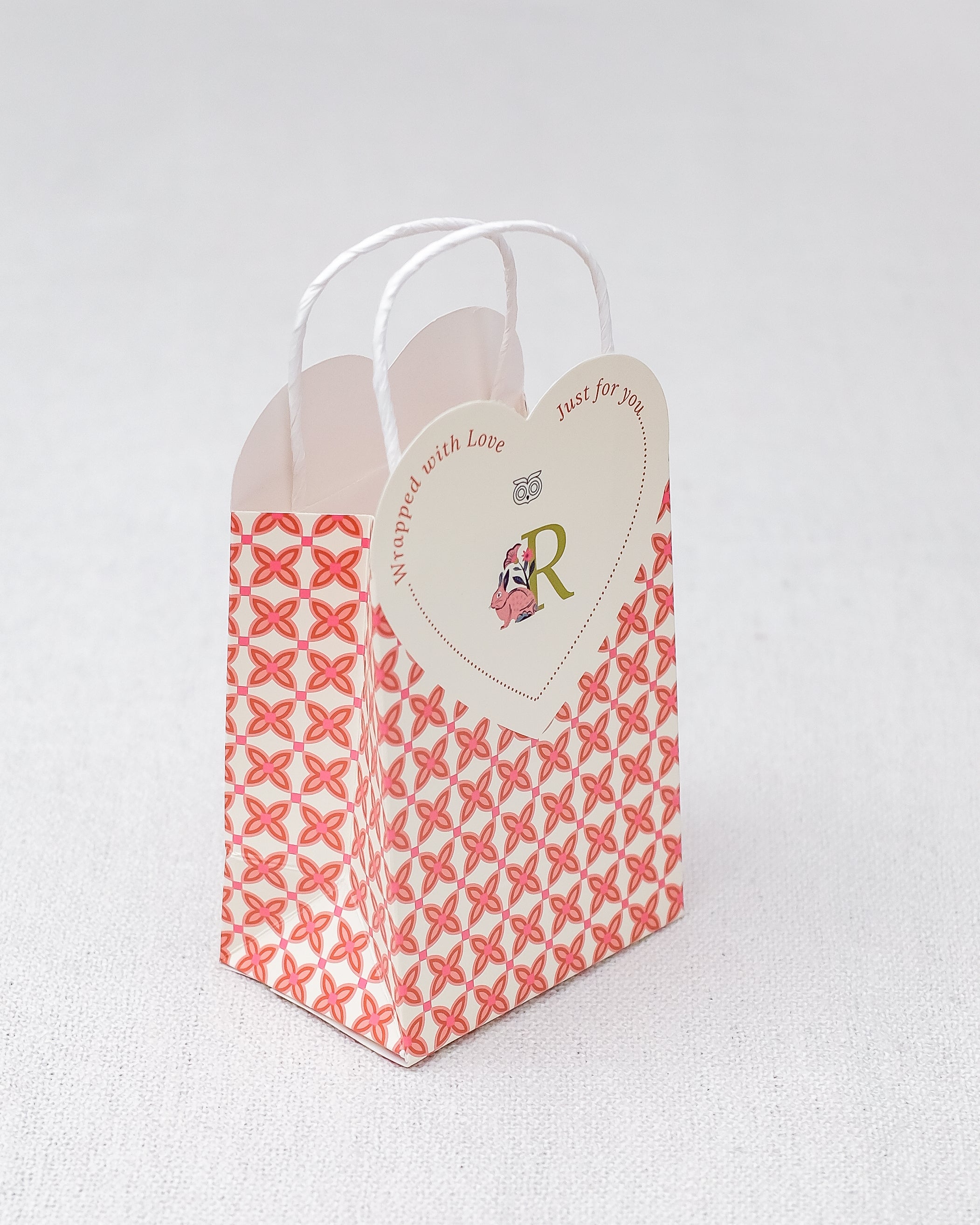 "To R, with Love" Gift Bag - Rabbit