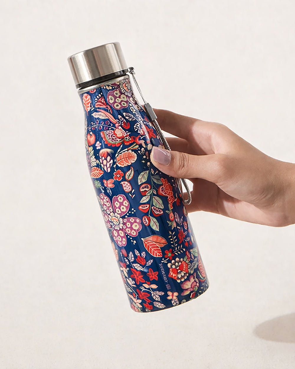 Batik Bloom Steel Bottle, 700ml