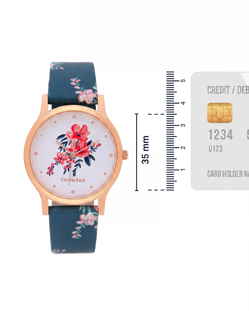 TEAL by Chumbak Sunshine State Watch Navy Blue