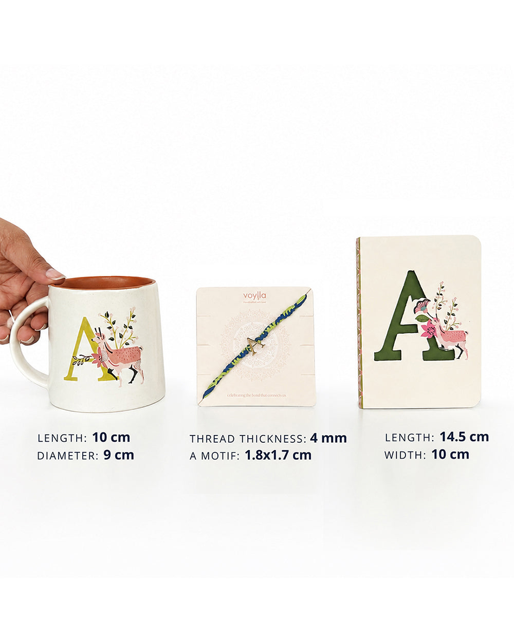 The Initial ‘A’ Joy Hamper - Threads of Joy