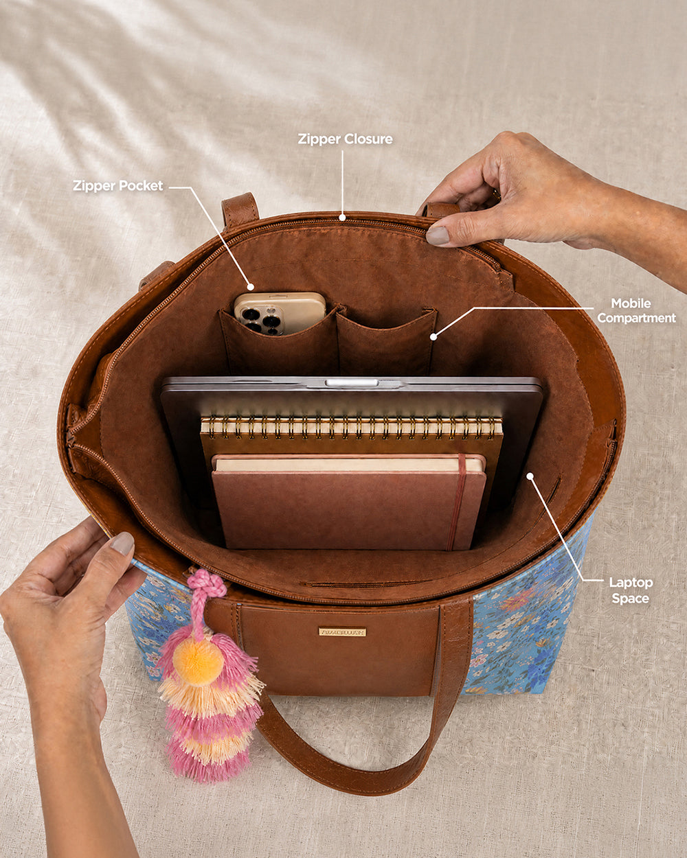 Palm Beach Shopper Tote | Rare & Wild, Amboli