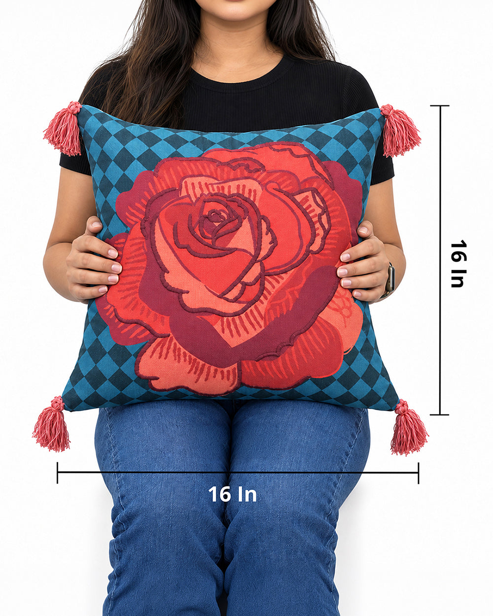Gulabo Cushion Cover | Haveli Socials