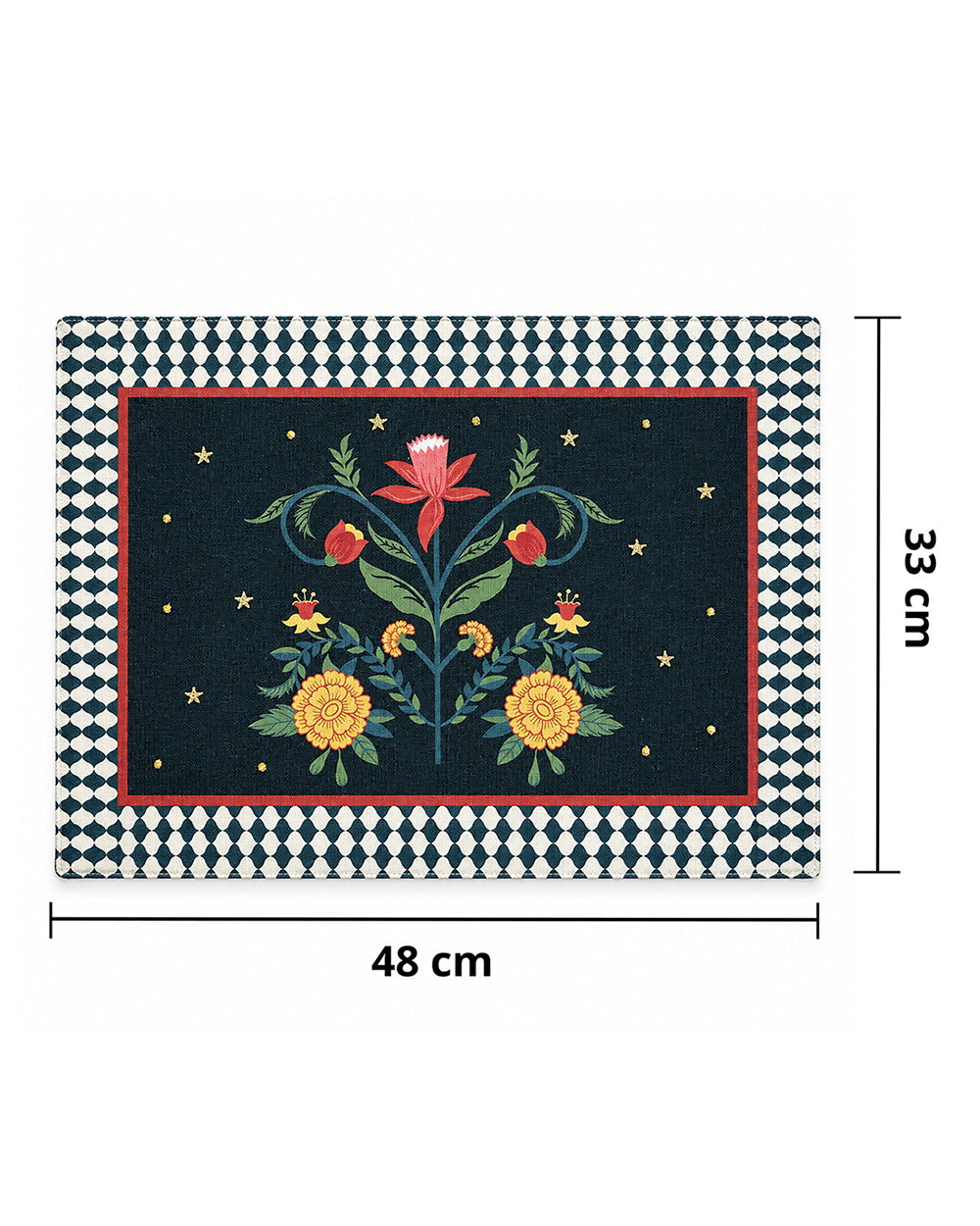 Guldasta & Gossip Placemats Set of 2 | Haveli Socials
