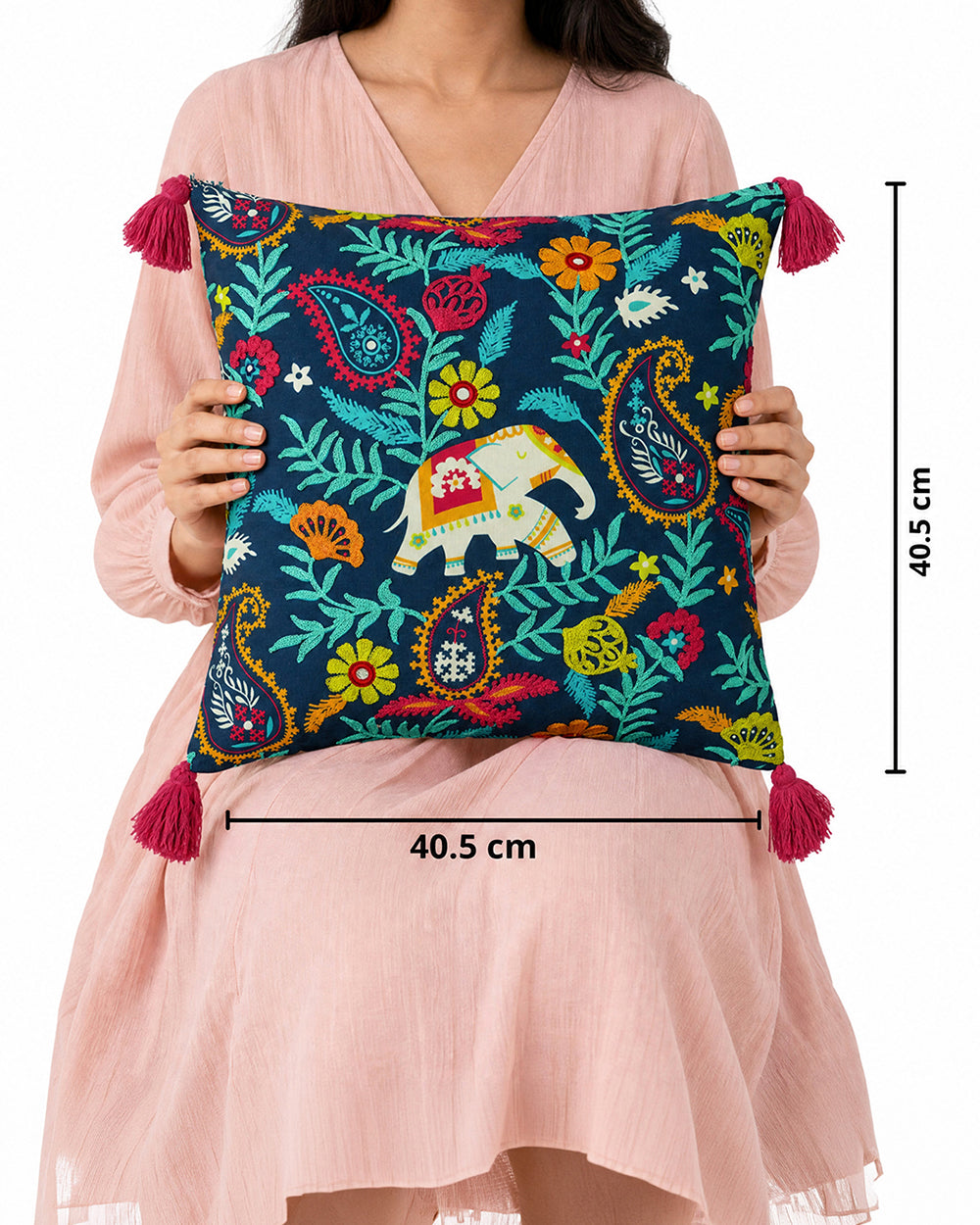 Begum's Baag Kutch Cushion Cover