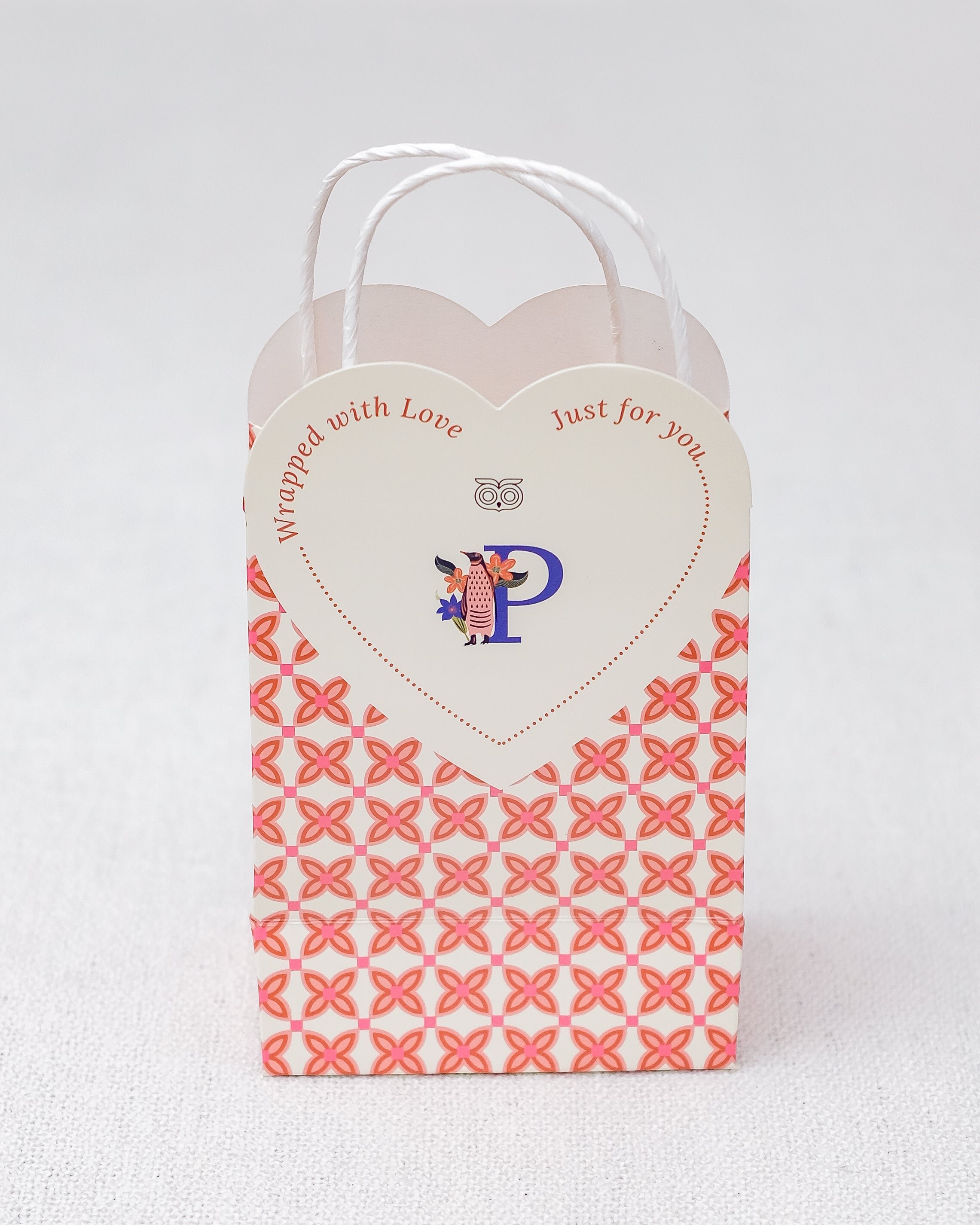 "To P, with Love" Gift Bag - Penguin