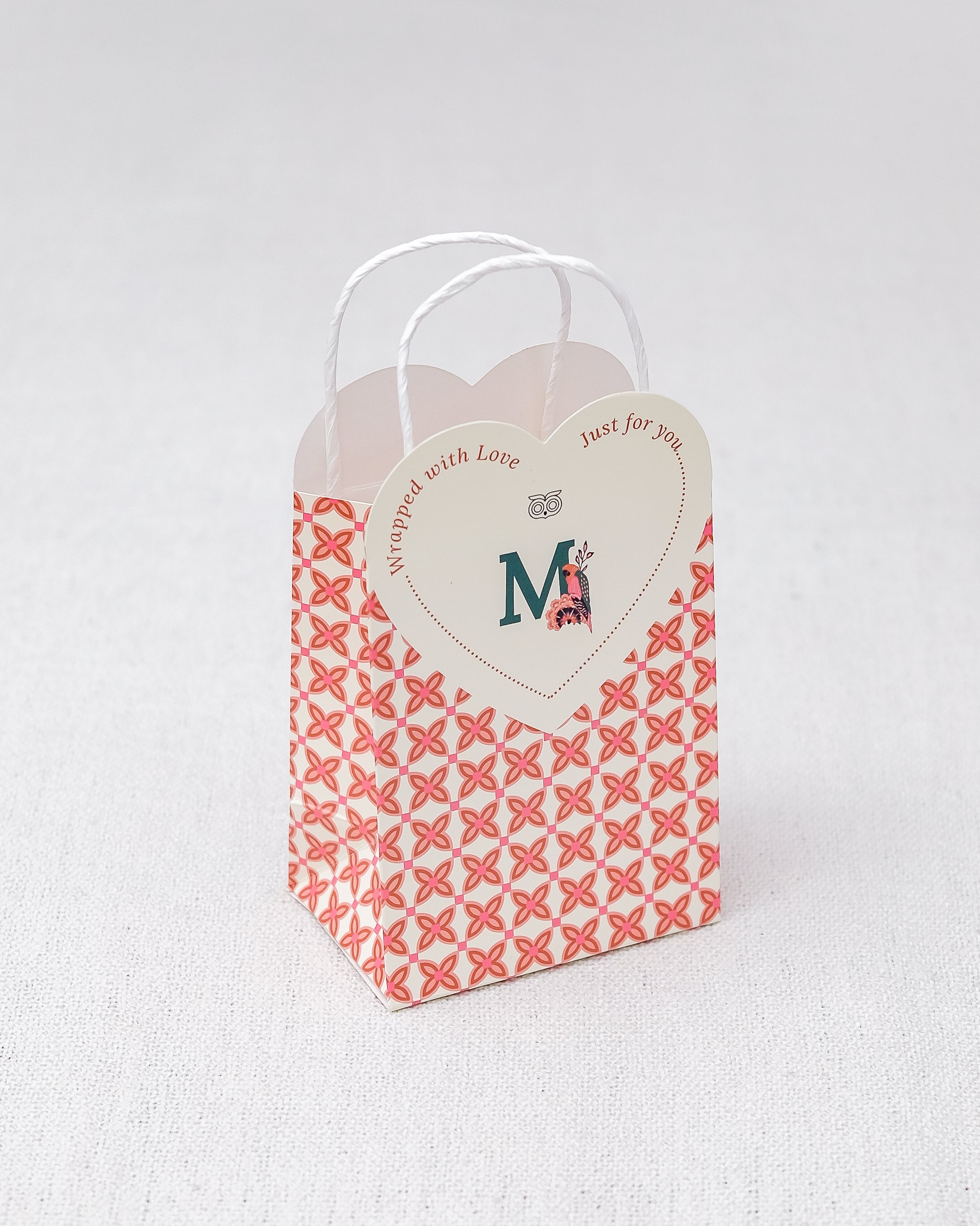 "To M, with Love" Gift Bag - Macaw