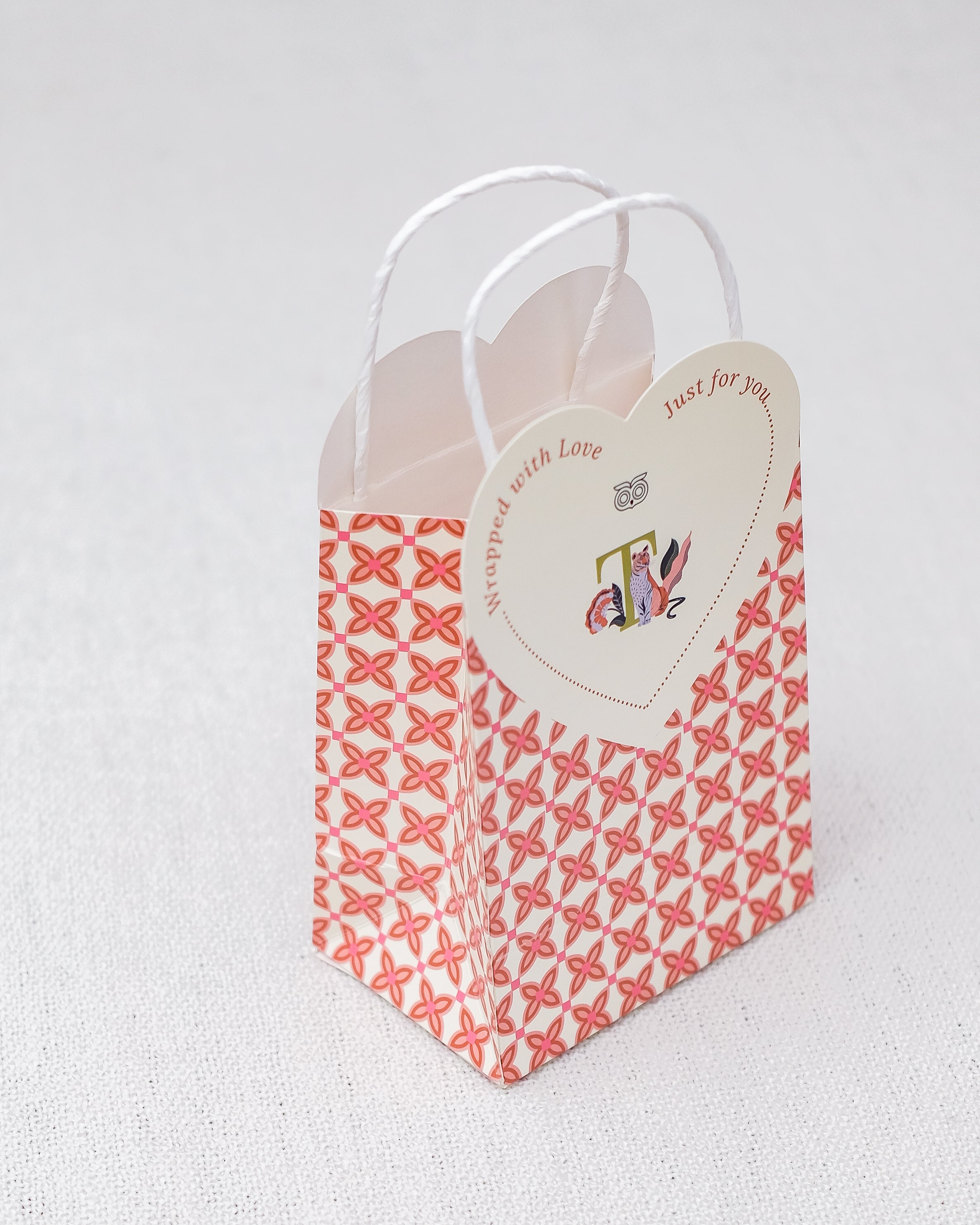 "To T, with Love" Gift Bag - Tiger