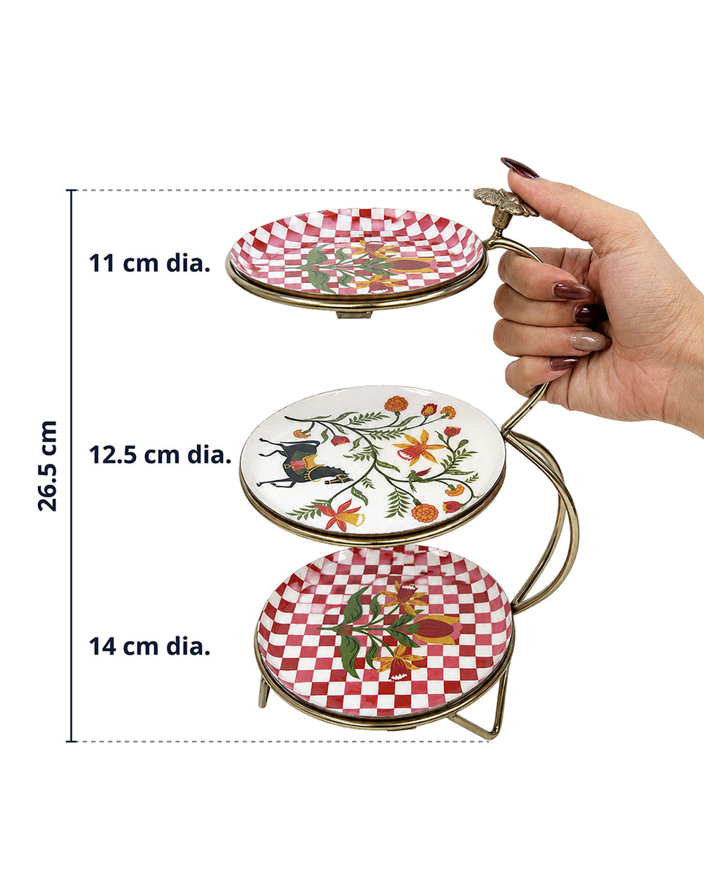 Festive Hosting Snack Platter for Her set of 1 - Threads of Joy