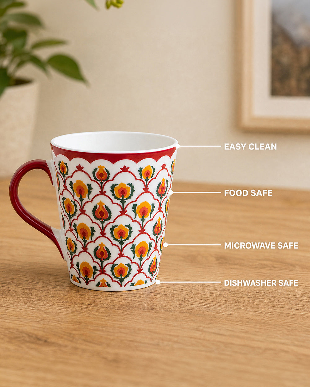 Suzani Bloom Tea Trio, Gift Set of 3 | Comes in a Gift Box