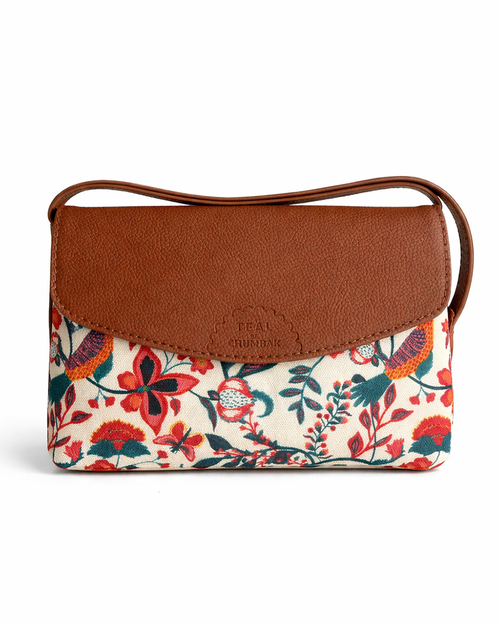 Teal by Chumbak Bahaar Flap Away Sling
