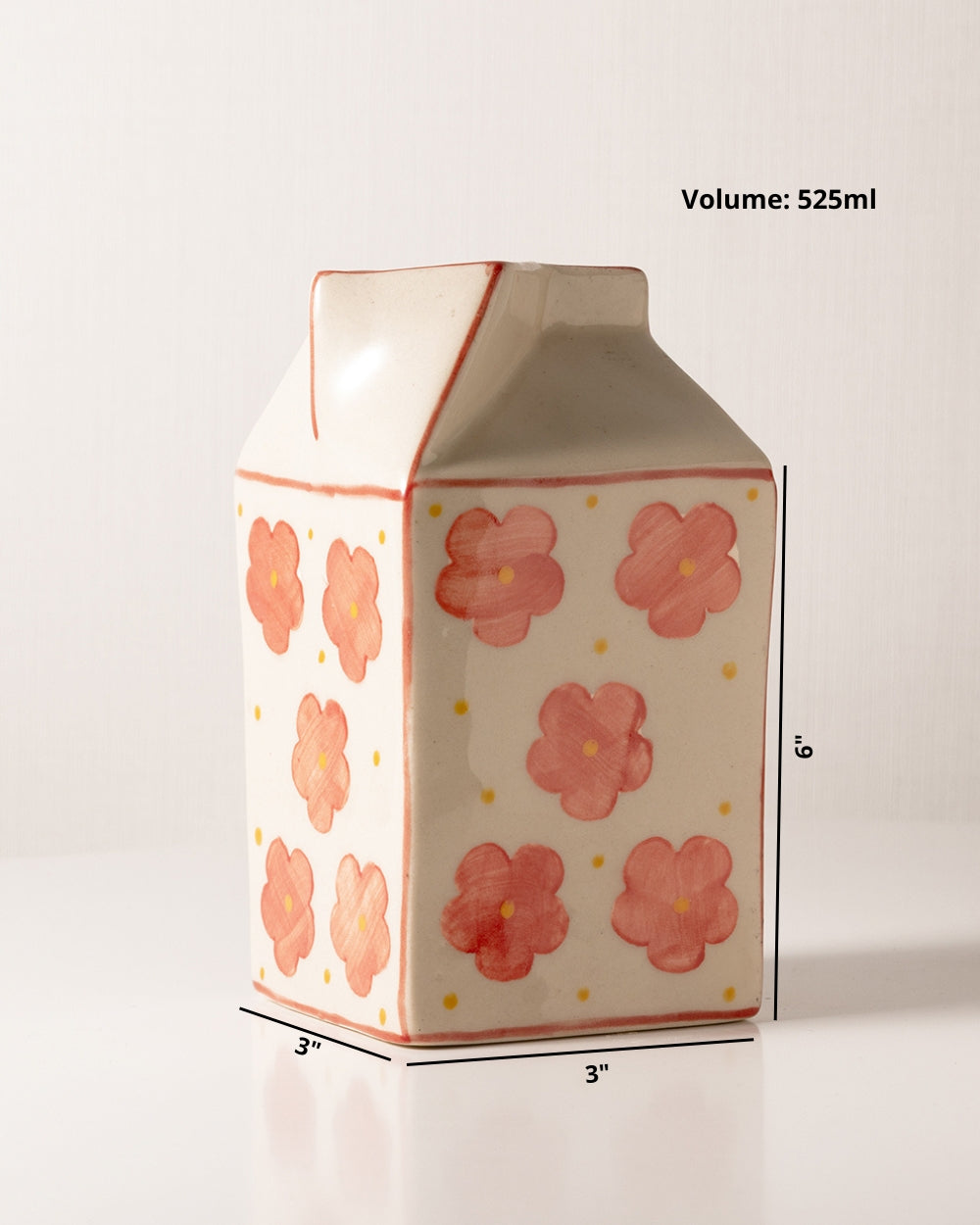 Aboli- Milk carton shaped vase