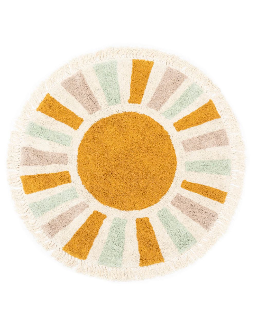 Sunrise Sunburst Tufted Rug