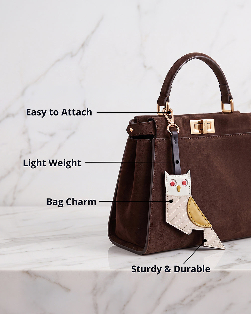 Wise Owl Bag Charm | Forest Folklore