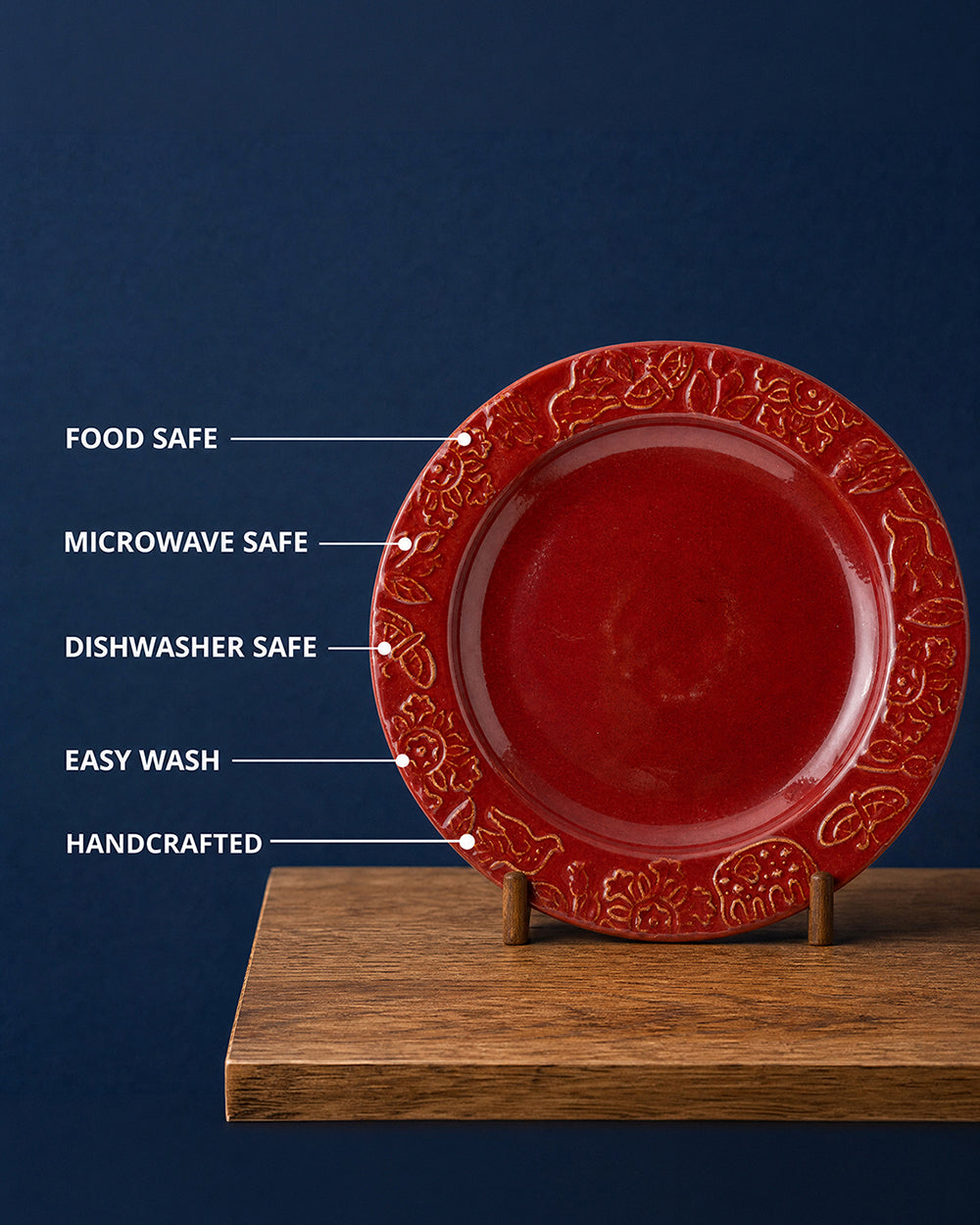 Forest Embossed Plate | Forest Folklore