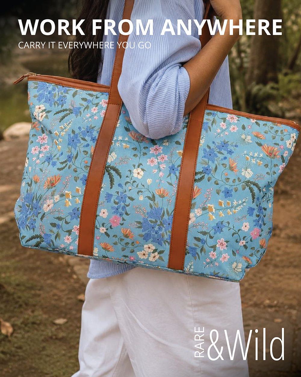 Capri Carry all Tote| Rare & Wild, Amboli