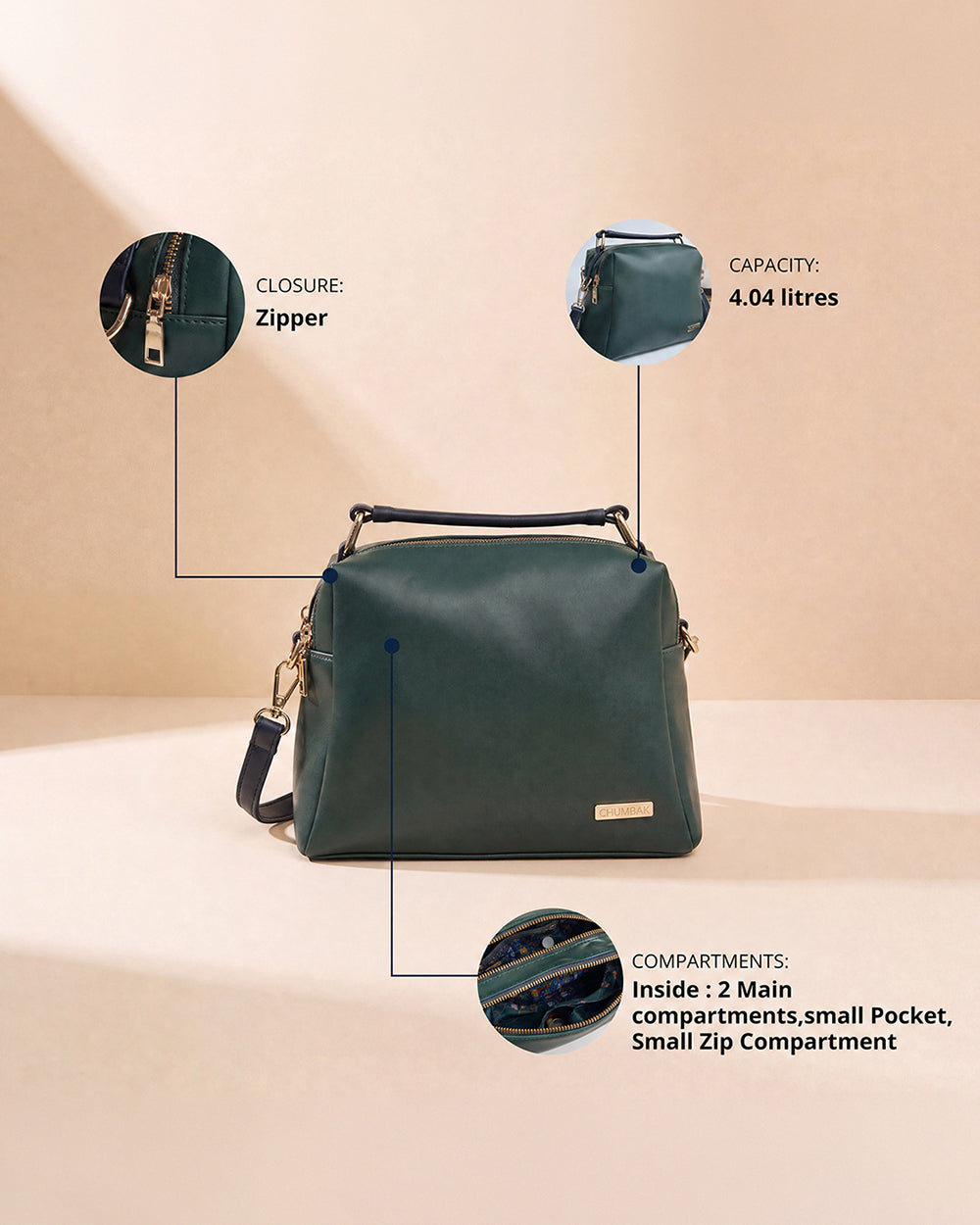 Chamba Double Sling bag | Forest Folklore