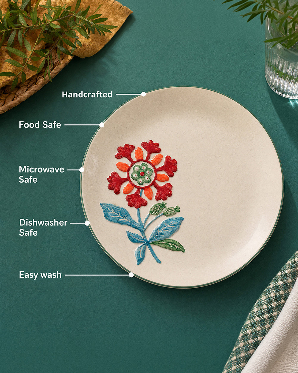 Wild Bloom Quarter Plate | Forest Folklore