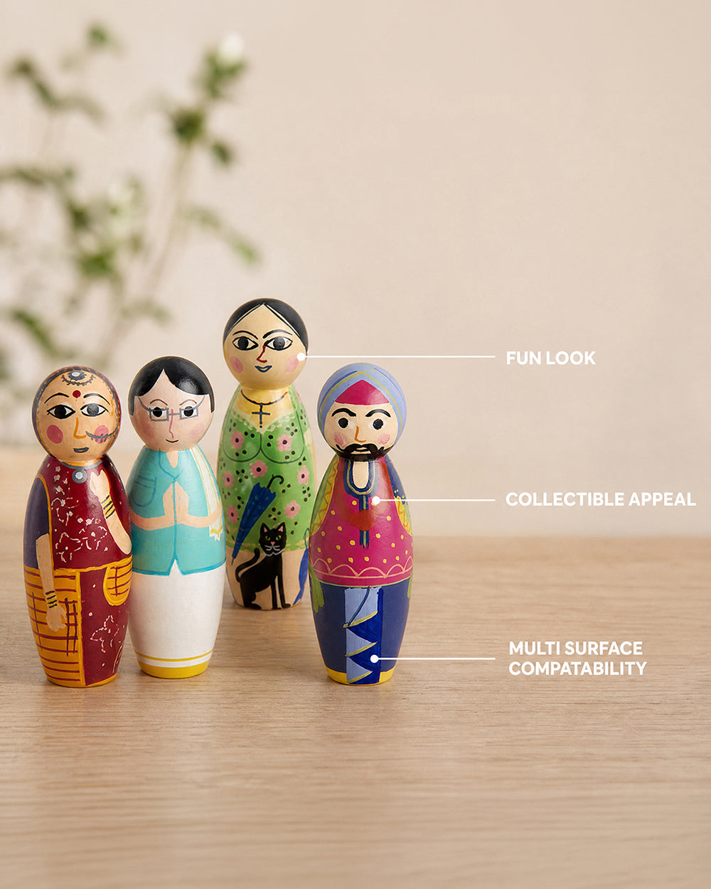 People of India Figurines Gift Box - Set of 6
