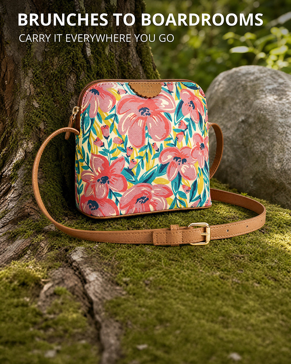 Teal By Chumbak Sunshine State Crossbody Bag ' Pink