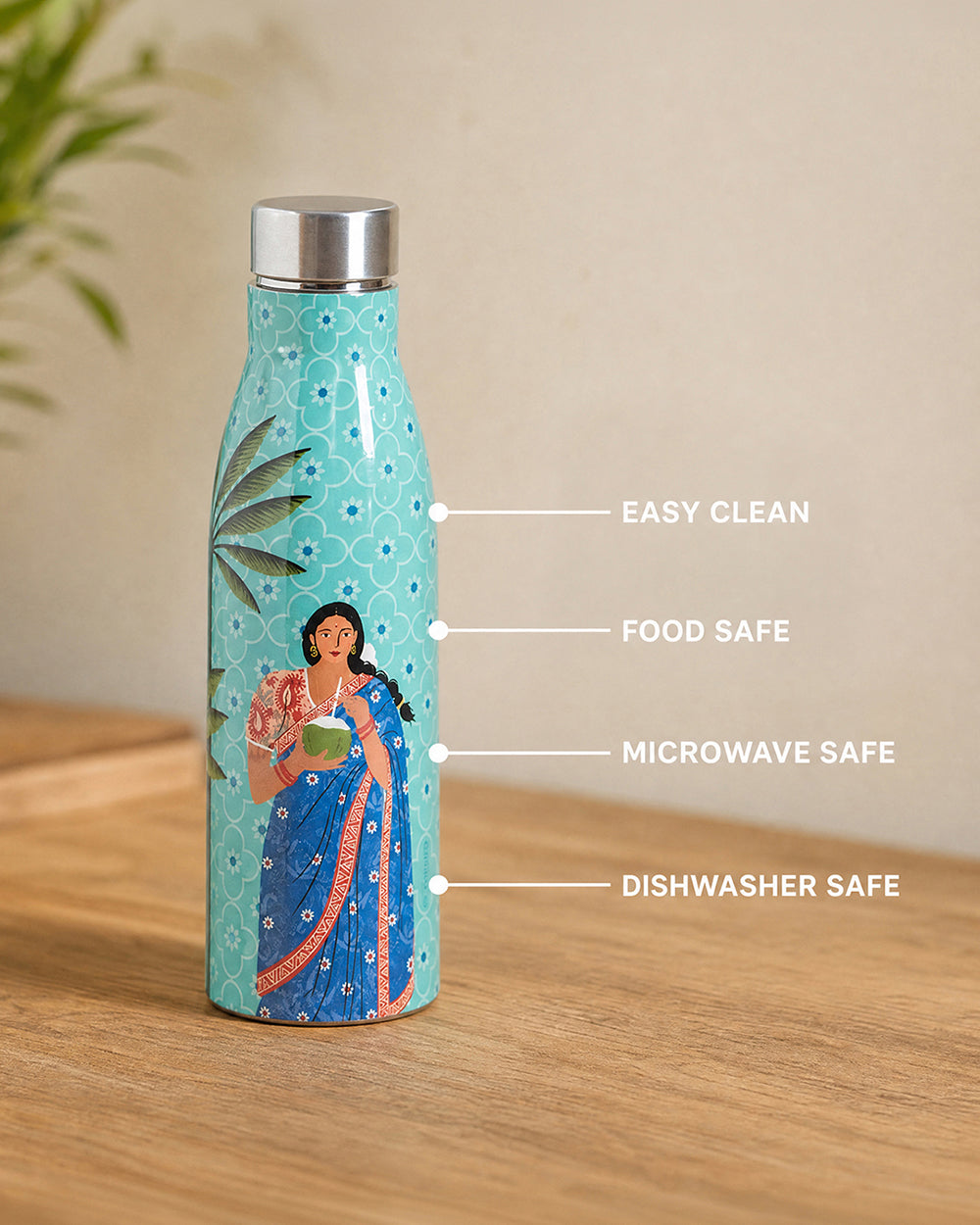 Lady Chettiar Steel sipper