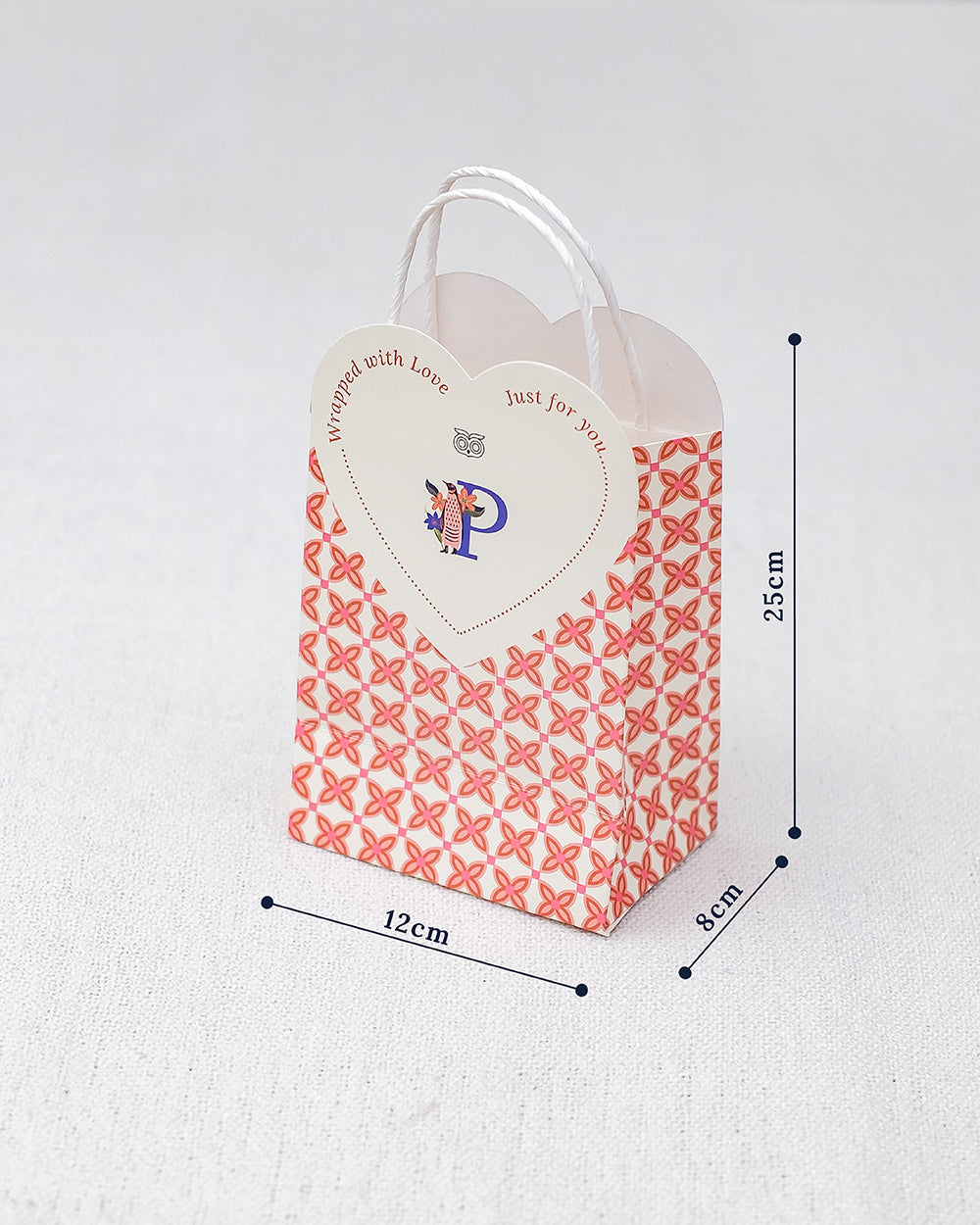 "To P, with Love" Gift Bag - Penguin