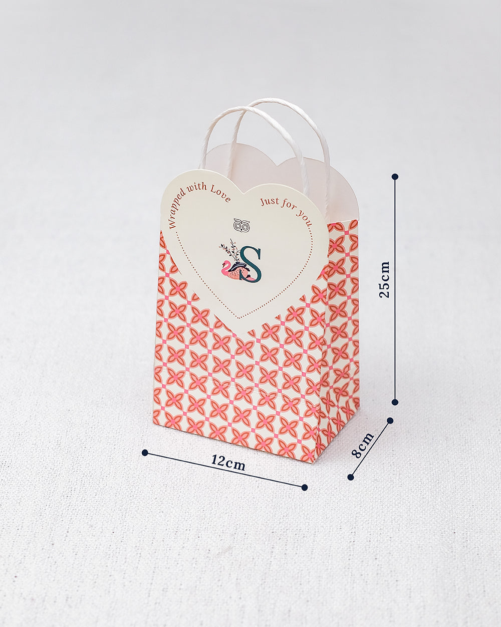 "To S, with Love" Gift Bag - Swan