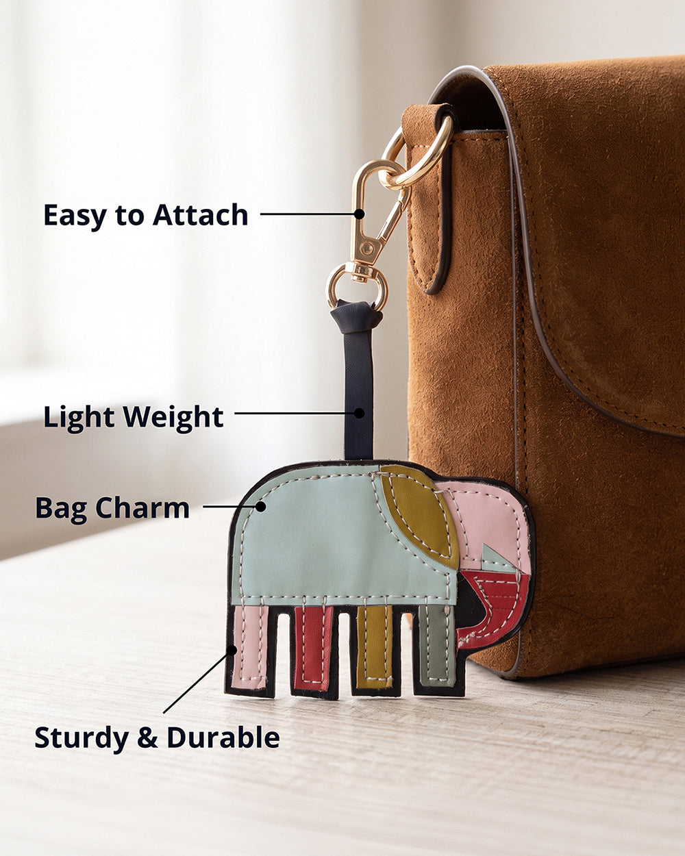 Tusker Tales Bag Charm | Forest Folklore