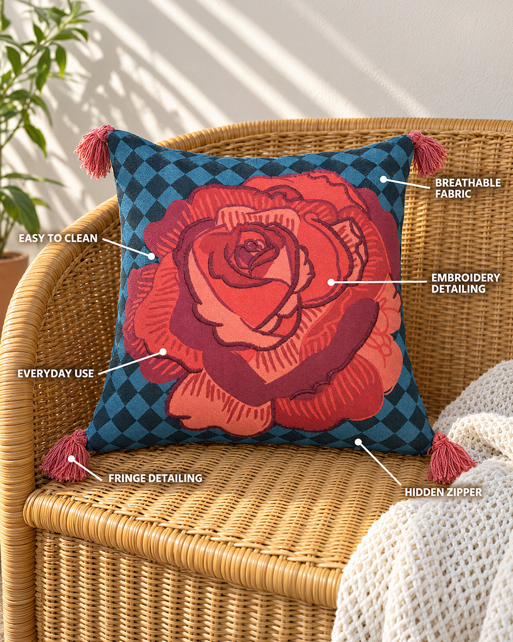 Gulabo Cushion Cover | Haveli Socials