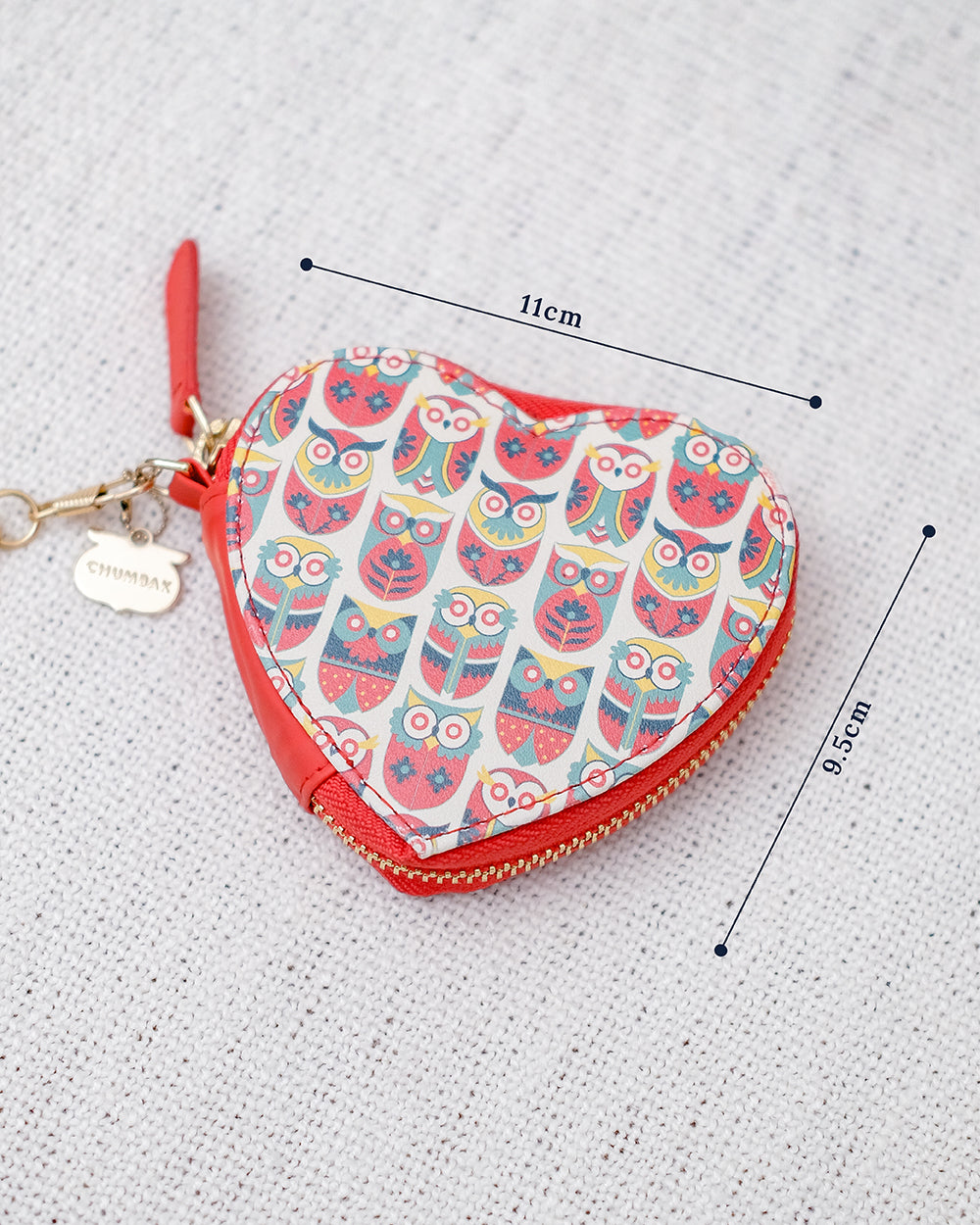 Hearty Owls Bag Charm