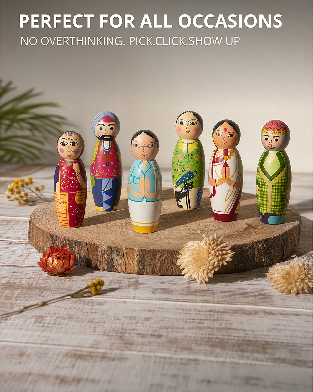 People of India Figurines Gift Box - Set of 6